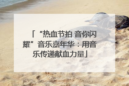 “热血节拍 音你闪耀”音乐嘉年华：用音乐传递献血力量