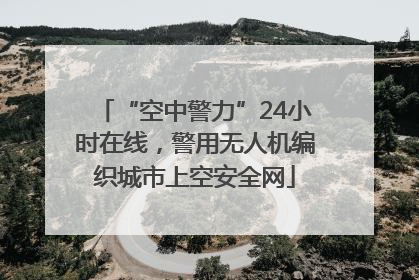 “空中警力”24小时在线，警用无人机编织城市上空安全网