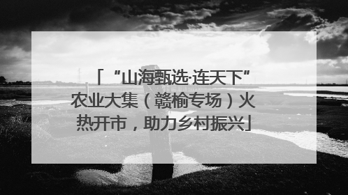 “山海甄选·连天下”农业大集（赣榆专场）火热开市，助力乡村振兴