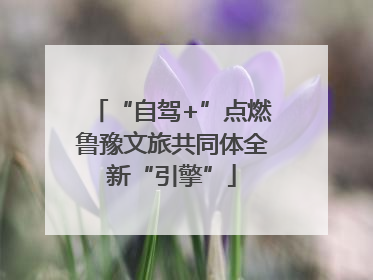 “自驾+”点燃鲁豫文旅共同体全新“引擎”