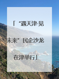 “遇天津·见未来”民企沙龙在津举行
