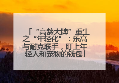 “高龄大牌”重生之“年轻化”：乐高与耐克联手，盯上年轻人和宠物的钱包