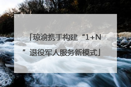琼渝携手构建“1+N”退役军人服务新模式