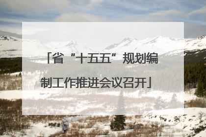 省“十五五”规划编制工作推进会议召开