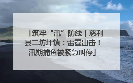 筑牢“汛”防线｜慈利县二坊坪镇：雷霆出击！汛期捕鱼被紧急叫停