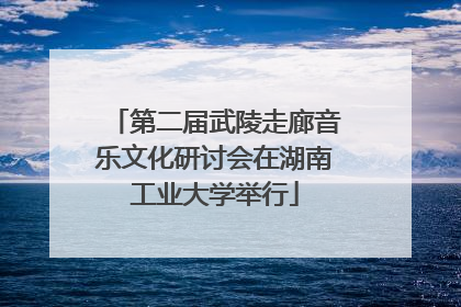 第二届武陵走廊音乐文化研讨会在湖南工业大学举行