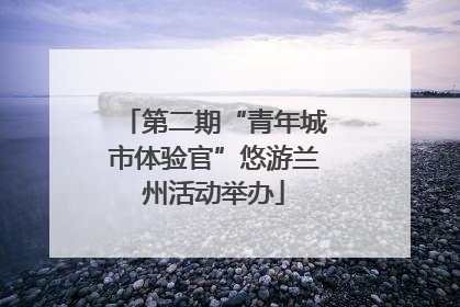 第二期“青年城市体验官”悠游兰州活动举办