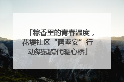 粽香里的青春温度，花堤社区“鹤耋安”行动架起跨代暖心桥