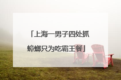 上海一男子四处抓蟑螂只为吃霸王餐