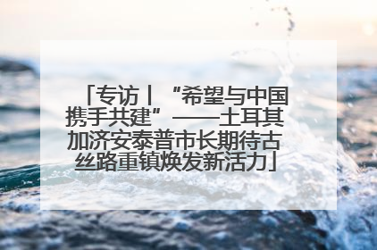 专访丨“希望与中国携手共建”——土耳其加济安泰普市长期待古丝路重镇焕发新活力