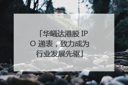 华曦达港股 IPO 递表，致力成为行业发展先驱