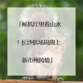 候机厅里看山水！长沙机场周周上新市州风情