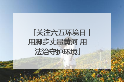 关注六五环境日丨用脚步丈量黄河 用法治守护环境