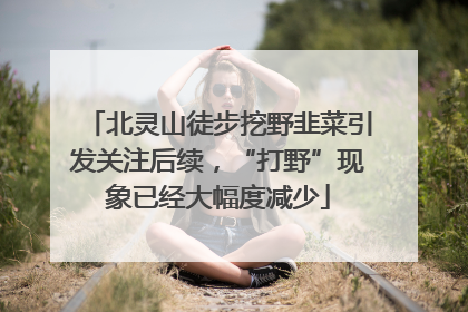 北灵山徒步挖野韭菜引发关注后续，“打野”现象已经大幅度减少