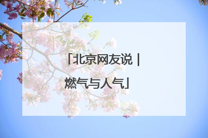 北京网友说｜燃气与人气