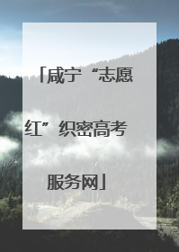 咸宁“志愿红”织密高考服务网