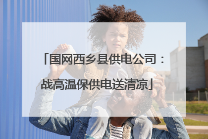国网西乡县供电公司：战高温保供电送清凉