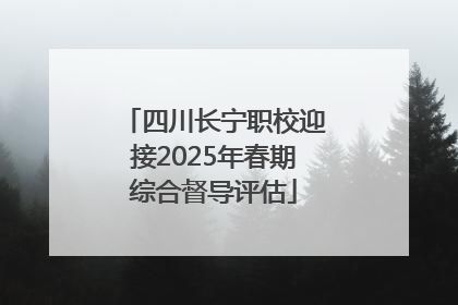 四川长宁职校迎接2025年春期综合督导评估