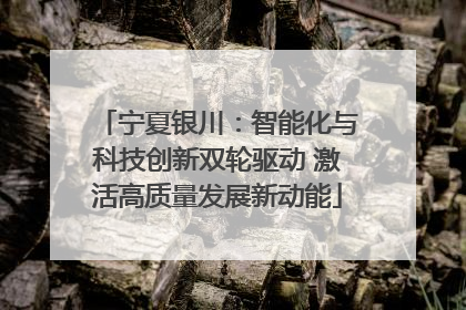 宁夏银川：智能化与科技创新双轮驱动 激活高质量发展新动能