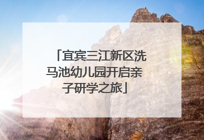 宜宾三江新区洗马池幼儿园开启亲子研学之旅