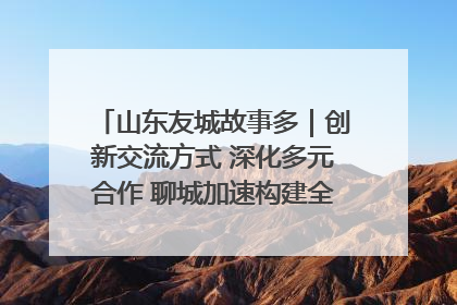 山东友城故事多｜创新交流方式 深化多元合作 聊城加速构建全球友城新格局