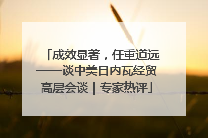 成效显著，任重道远——谈中美日内瓦经贸高层会谈｜专家热评