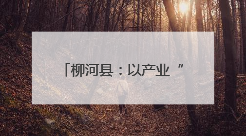柳河县：以产业“旺”促乡村“兴”