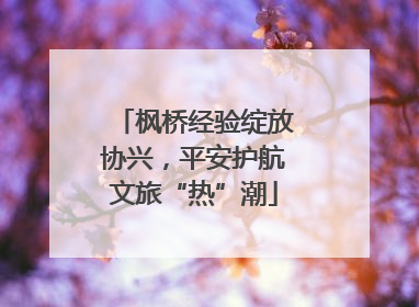 枫桥经验绽放协兴，平安护航文旅“热”潮