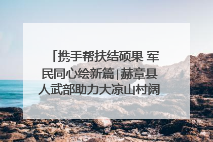 携手帮扶结硕果 军民同心绘新篇∣赫章县人武部助力大凉山村阔步乡村振兴路
