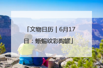 文物日历｜6月17日：蜥蜴纹彩陶罐