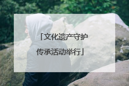 文化遗产守护传承活动举行