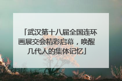 武汉第十八届全国连环画展交会精彩启幕，唤醒几代人的集体记忆
