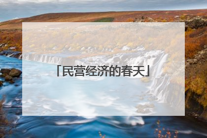 民营经济的春天