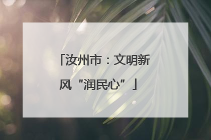 汝州市：文明新风“润民心”