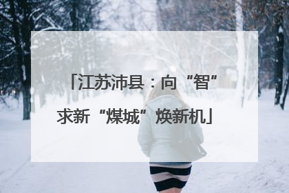 江苏沛县：向“智”求新“煤城”焕新机