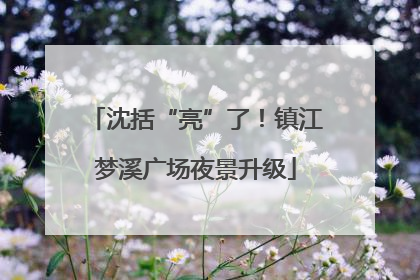 沈括“亮”了！镇江梦溪广场夜景升级