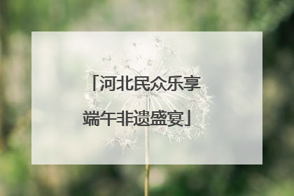 河北民众乐享端午非遗盛宴