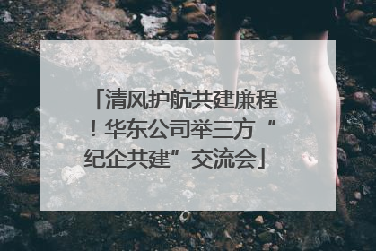 清风护航共建廉程！华东公司举三方“纪企共建”交流会