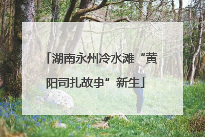 湖南永州冷水滩“黄阳司扎故事”新生