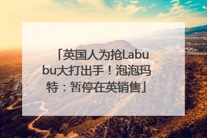 英国人为抢Labubu大打出手！泡泡玛特：暂停在英销售