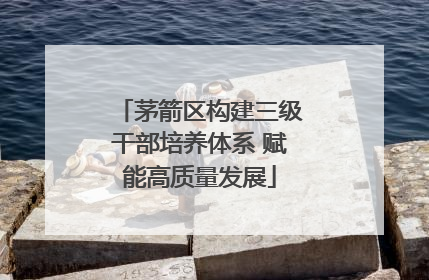茅箭区构建三级干部培养体系 赋能高质量发展