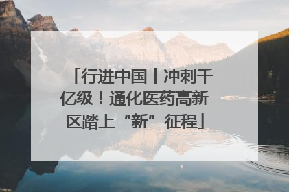 行进中国丨冲刺千亿级！通化医药高新区踏上“新”征程