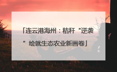 连云港海州：秸秆“逆袭”绘就生态农业新画卷