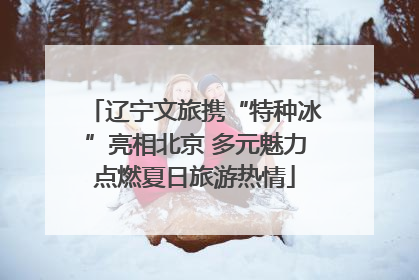 辽宁文旅携“特种冰”亮相北京 多元魅力点燃夏日旅游热情