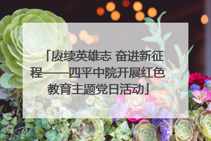 赓续英雄志 奋进新征程——四平中院开展红色教育主题党日活动