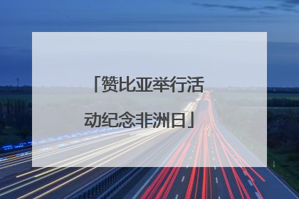赞比亚举行活动纪念非洲日