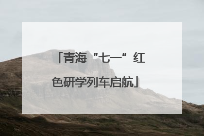 青海“七一”红色研学列车启航