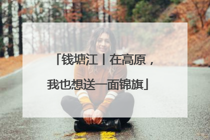 钱塘江丨在高原，我也想送一面锦旗