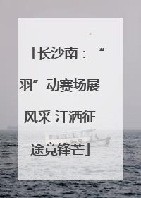 长沙南：“羽”动赛场展风采 汗洒征途竞锋芒