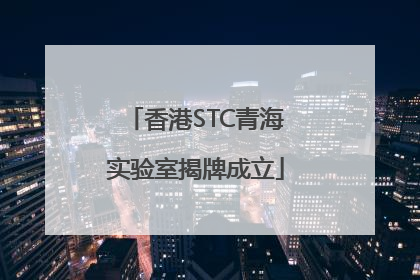 香港STC青海实验室揭牌成立
